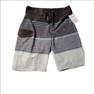 SONOMA, NWT, MENS SWIM TRUNKS, SIZE 28.BLACK,GRAY,GREEN.